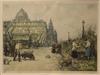 MANUEL ROBBE Three color aquatints.